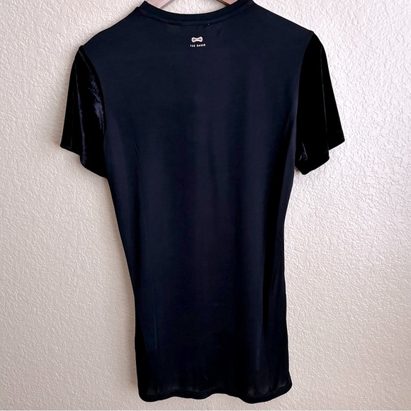 Ted Baker London Hilby Velvet Short Sleeve Tee - Picture 4 of 13